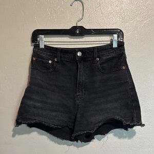 American Eagle Outfitters Black Denim Jean Shorts